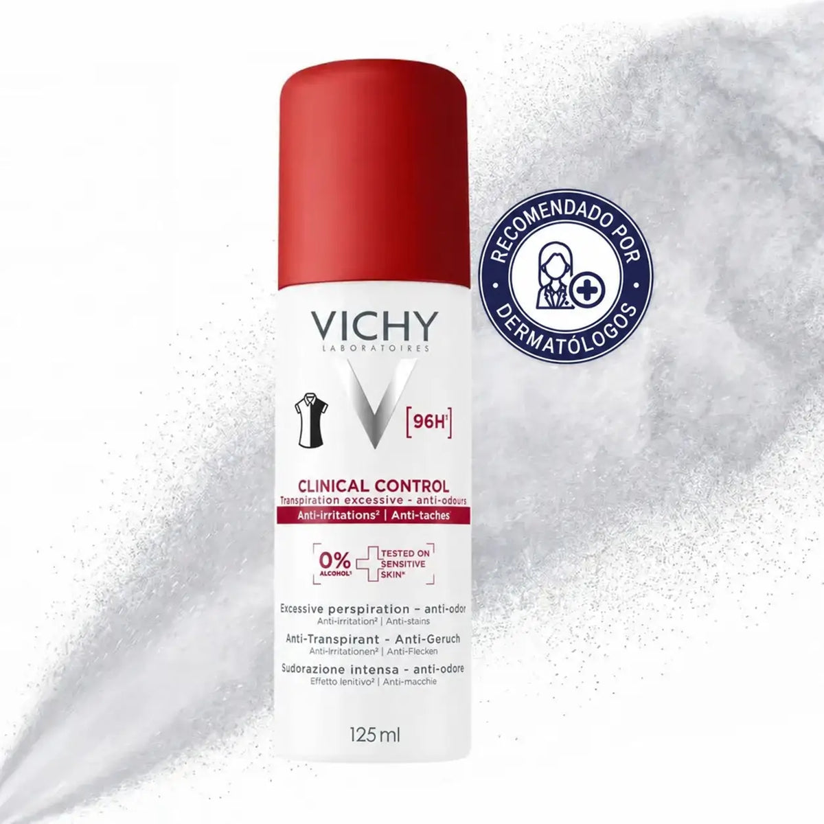 Vichy Clinical Control 96h Antitranspirant-Spray für Frauen, 125 ml