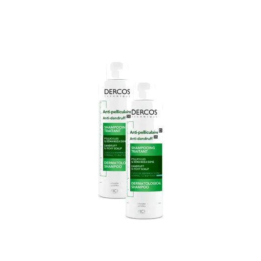 Vichy Dercos Shampoo gegen fettige Schuppen 200 ml, 2er-Pack