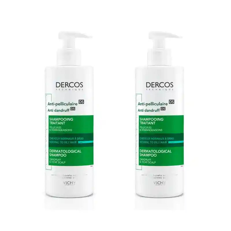 Vichy Dercos Technique Anti-Ölige Schuppen Shampoo, 2X390 Ml