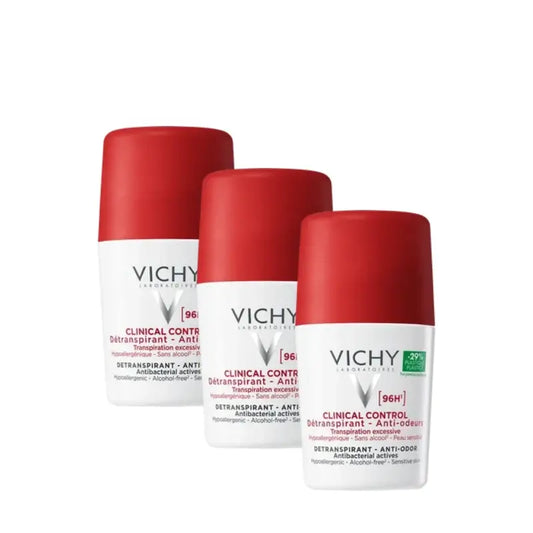 Vichy Deodorant Clinical Control 96H, 3er-Pack