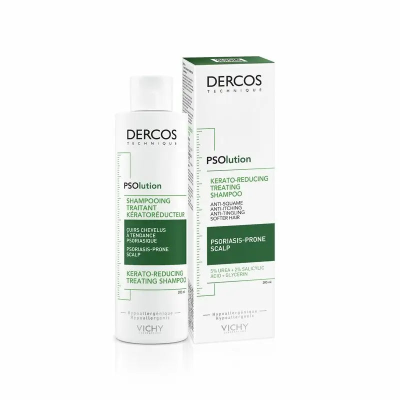 Vichy Dercos Psolution Shampoo gegen Schuppen und Juckreiz, 200 ml