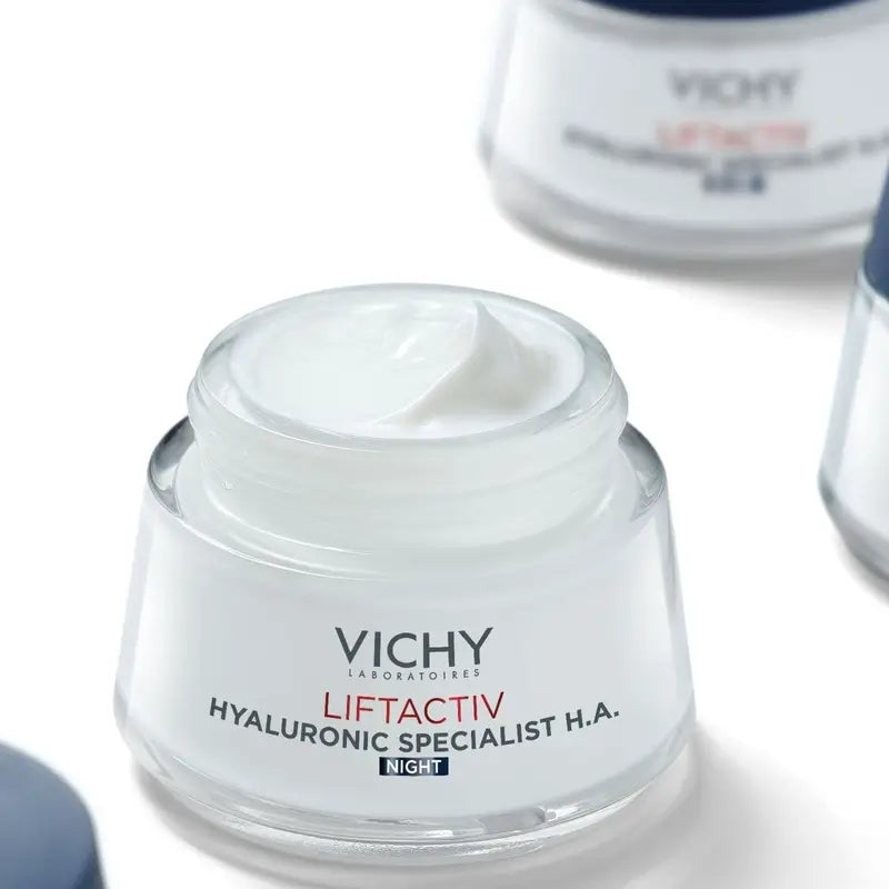 Vichy Liftactiv Hyaluronic Specialist H.A. Nachtcreme mit Hyaluronsäure, 50 ml