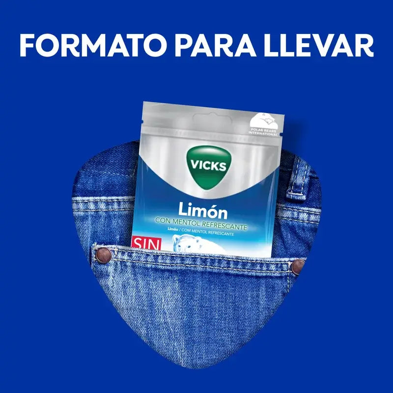 Vicks Bonbons Zitrone , 72 Gramm
