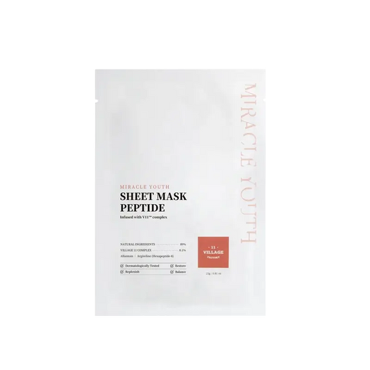 Village 11 Factory Miracle Youth Blatt Peptid Maske, 23g