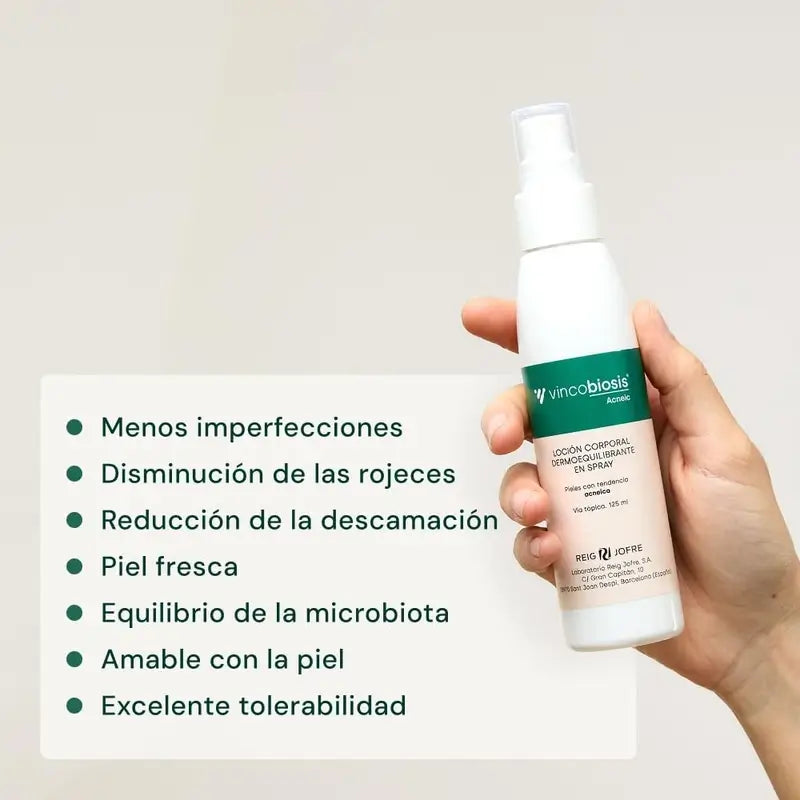 Vincobiosis Dermo-balancierende Körperlotion Spray , 125 ml