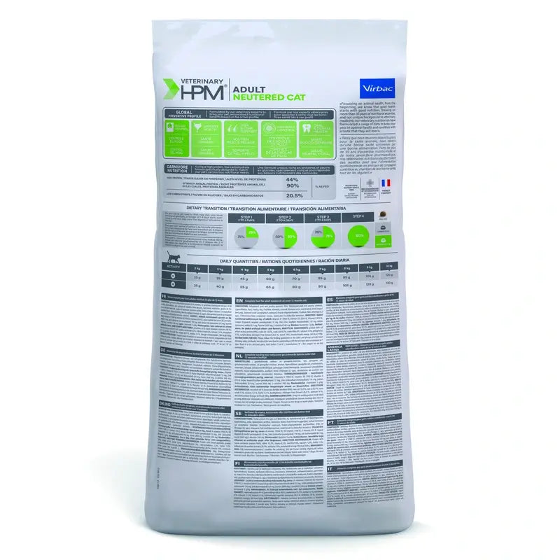 Virbac Hpm Feline Adult Neutered 12Kg, Katzenfutter