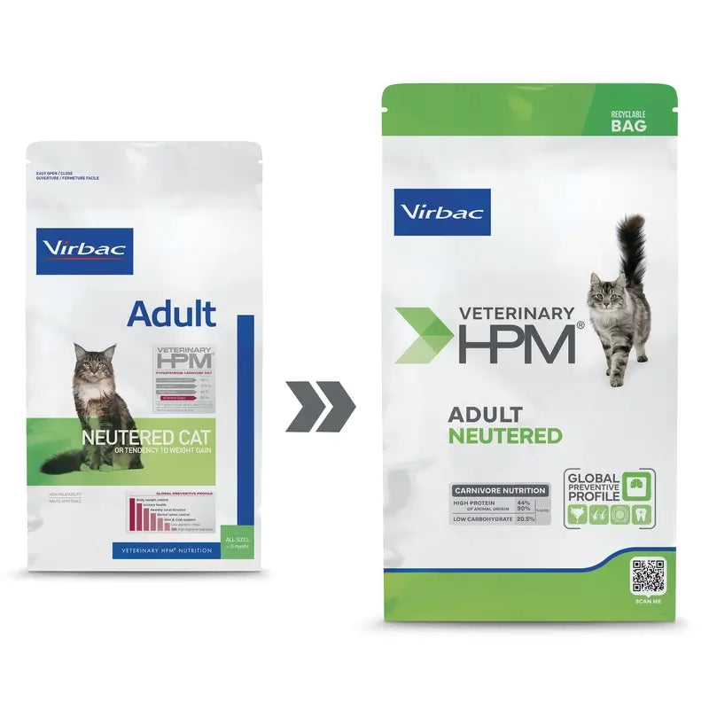 Virbac Hpm Feline Adult Neutered 12Kg, Katzenfutter