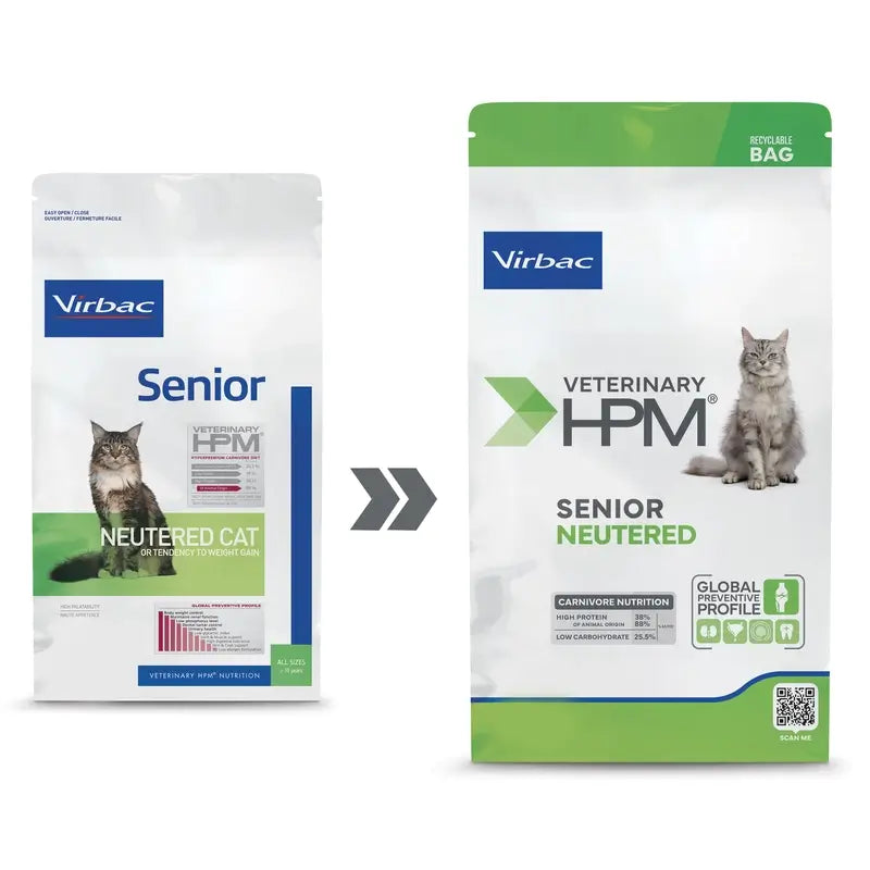 Virbac Hpm Senior Neutered Cat Neutered Cat Food 3 Kg, Katzenfutter