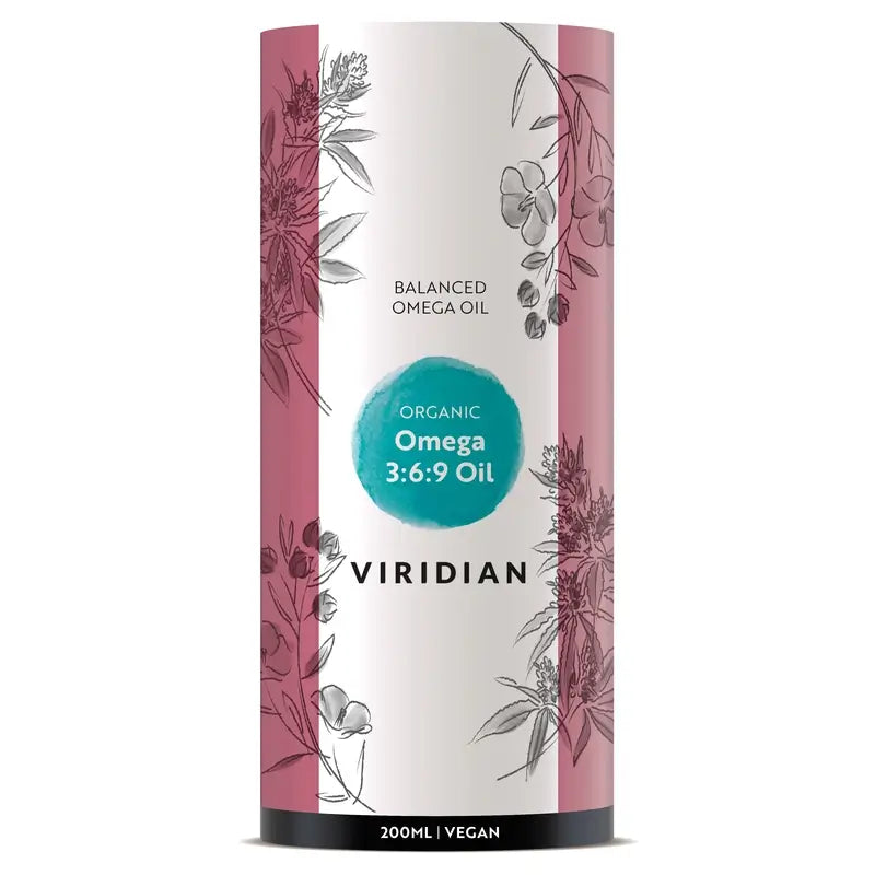 Viridian Omega 3-6-9 Öl 200Ml. Vegan