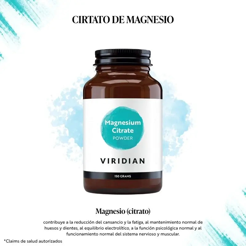 Viridian Magnesiumcitrat-Pulver, 150 g