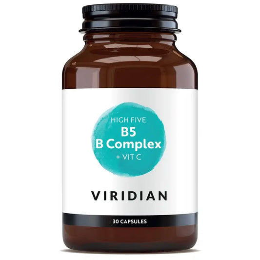 Viridian High Five B-Komplex mit Ascorbat Mg 30Cap.Veg.