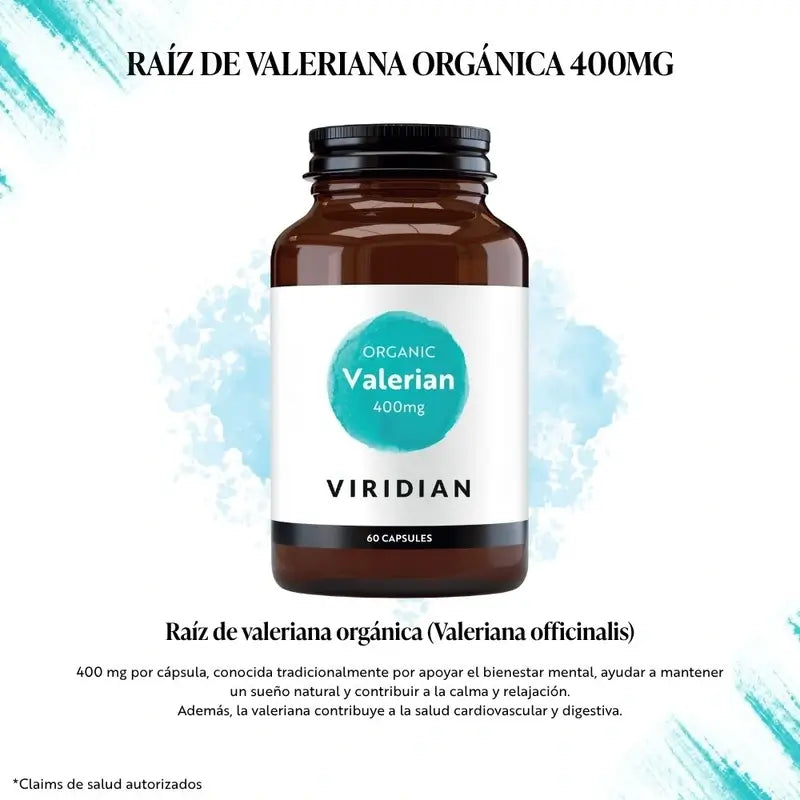 Viridian Bio Baldrianwurzel 400Mg 60Vcap.