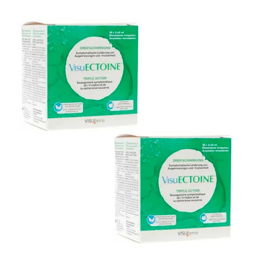 Visuectoin Triple Action, Packung mit 2 x 30 Einzeldosen