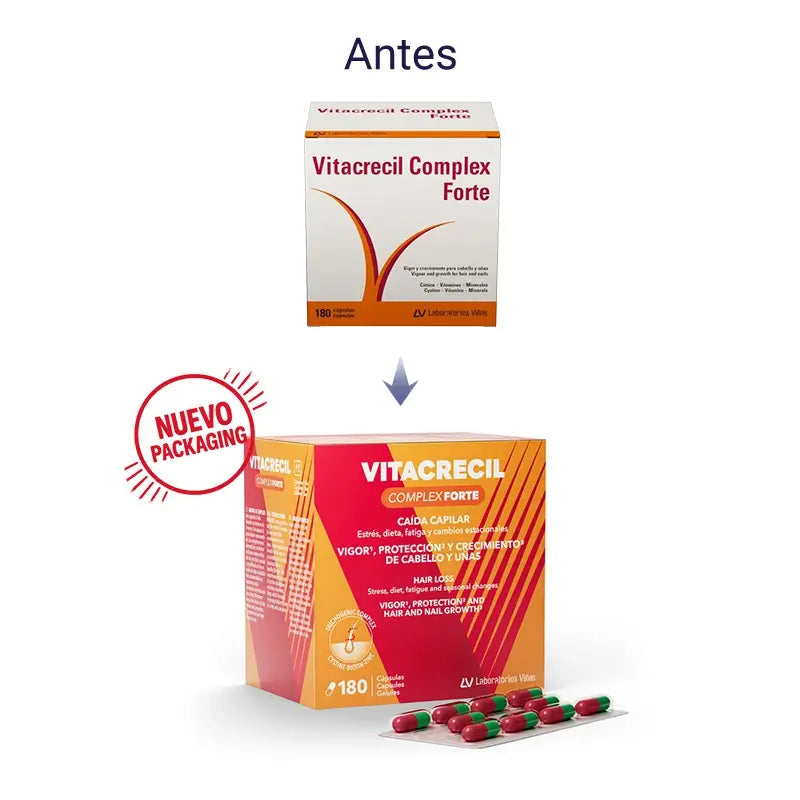 Vitacrecil Complex Forte, Packung mit 2 x 180 Kapseln