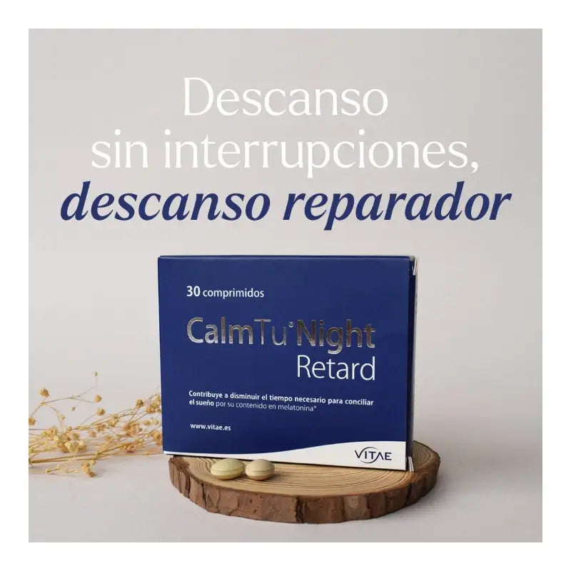 CalmTu Night Retard 30 Tabletten – Durchschlafhilfe mit Baldrian und Melatonin