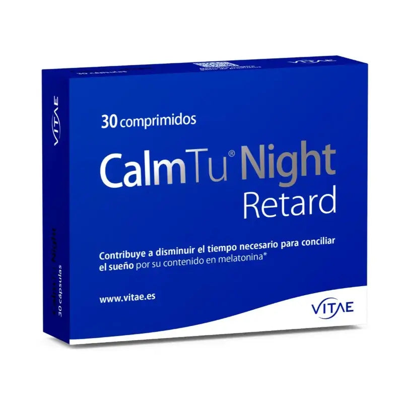 CalmTu Night Retard 60 Tabletten – Durchschlafhilfe mit Baldrian und Melatonin