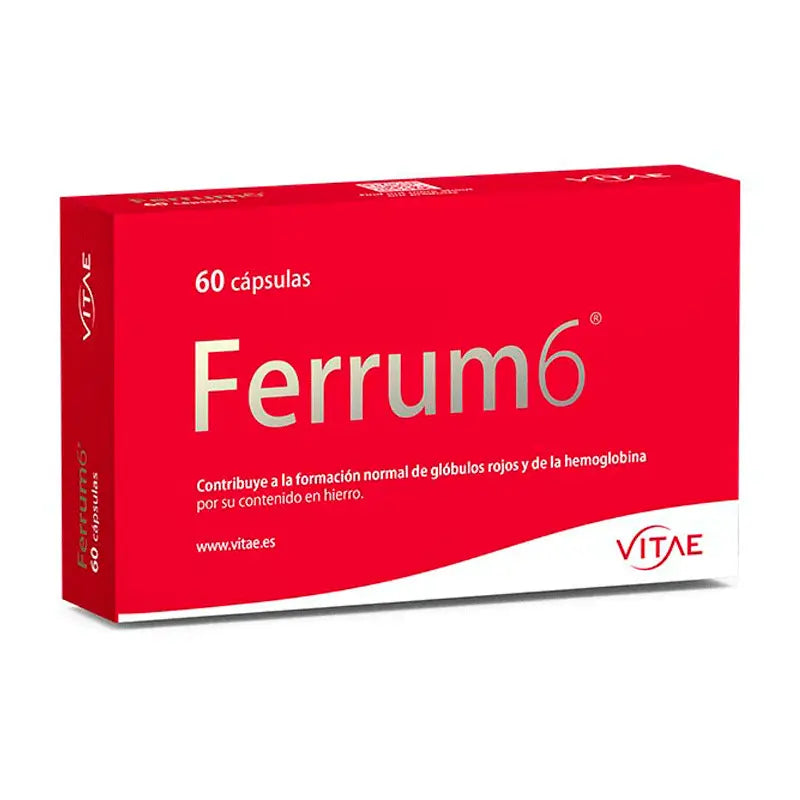 Ferrum6 60 capsules – Natural iron without causing stomach upset