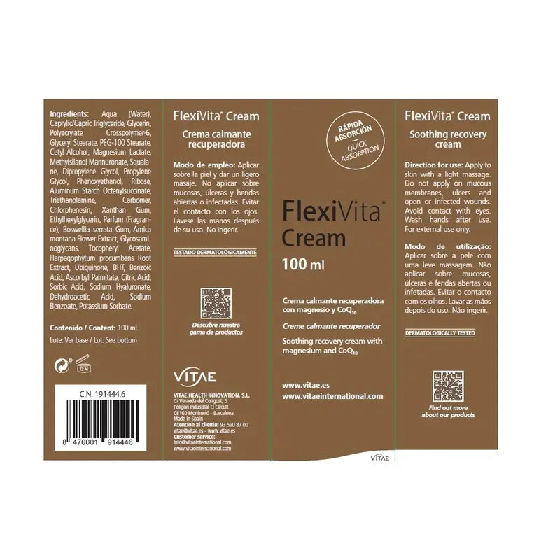 Flexivita Creme 100 ml – Creme gegen Muskel- und Gelenkschmerzen