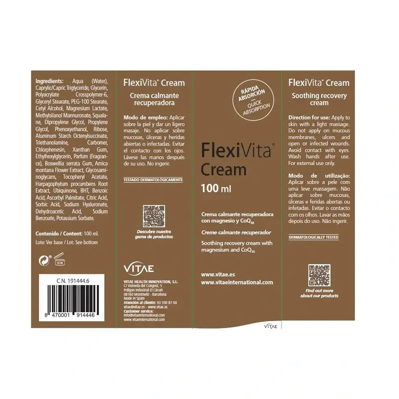 Flexivita Creme 100 ml – Creme gegen Muskel- und Gelenkschmerzen