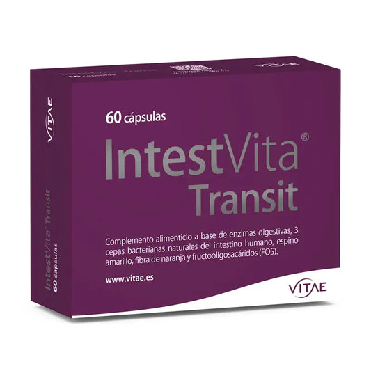 IntestVita Transit 60 capsules – With fibre and probiotics