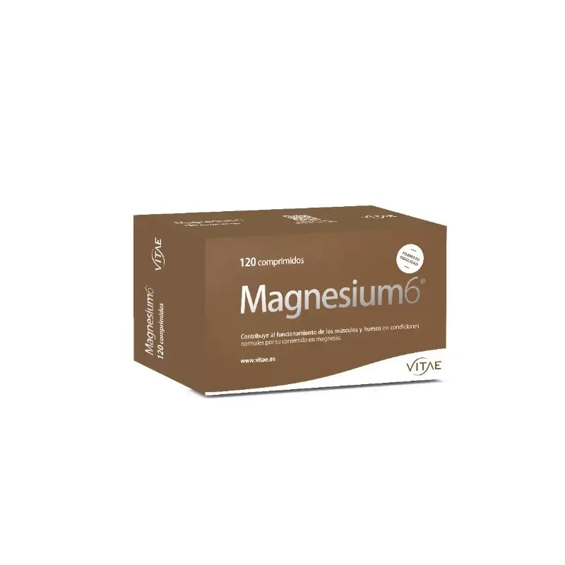 Magnesium6 120 tablets – Containing 6 magnesium salts, vitamin B6 and taurine
