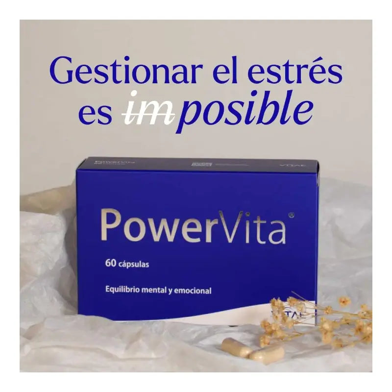 PowerVita 60 Kapseln – Mit Ashwagandha, Magnesium und GABA