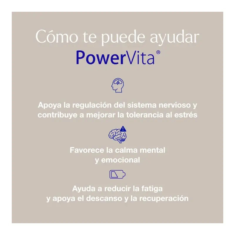PowerVita 60 Kapseln – Mit Ashwagandha, Magnesium und GABA
