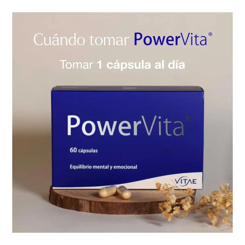 PowerVita 60 Kapseln – Mit Ashwagandha, Magnesium und GABA
