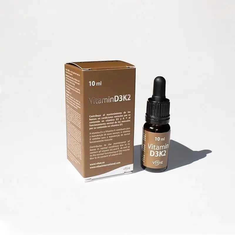 Vitae Vitamin D3K2 10 ml – Vitamin D3 und K2 für Knochen und das Immunsystem