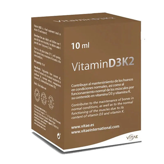 Vitae Vitamin D3K2 10ml – Vitamin D3 and K2 for bones and the immune system