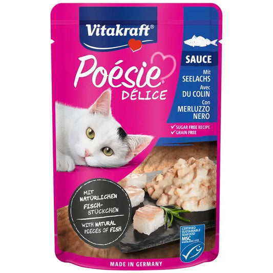 Vitakraft Poésie Delisauce Beutel Pollack 23 x 85 g