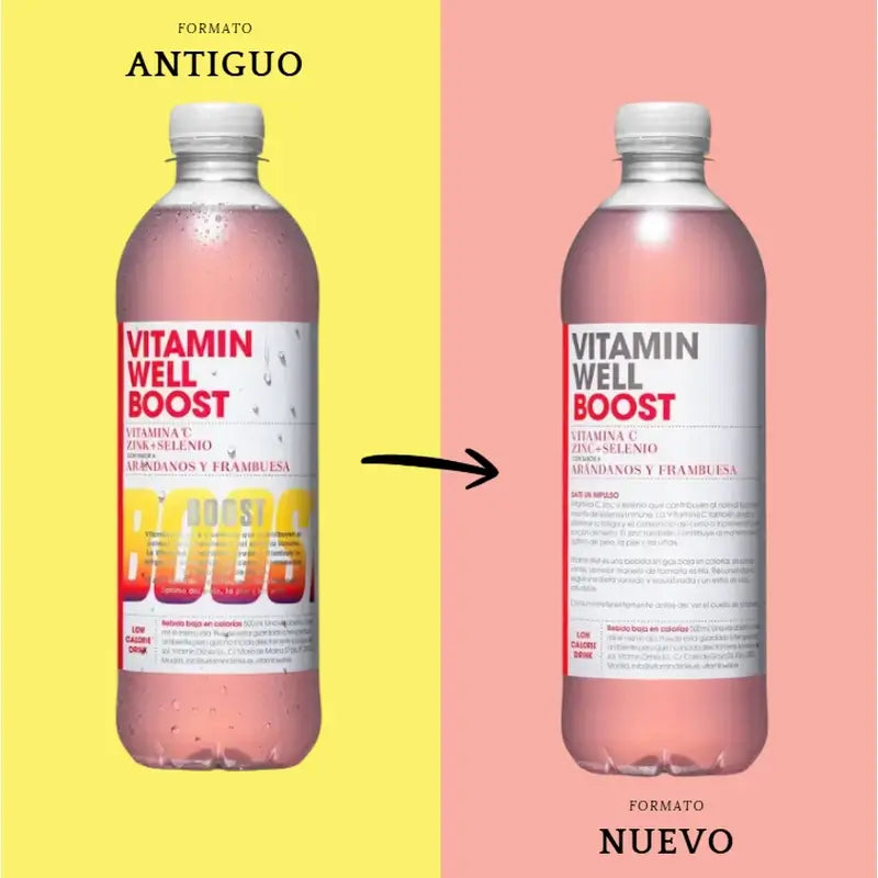 Vitamin Well Boost Heidelbeere/Himbeere, 500ml