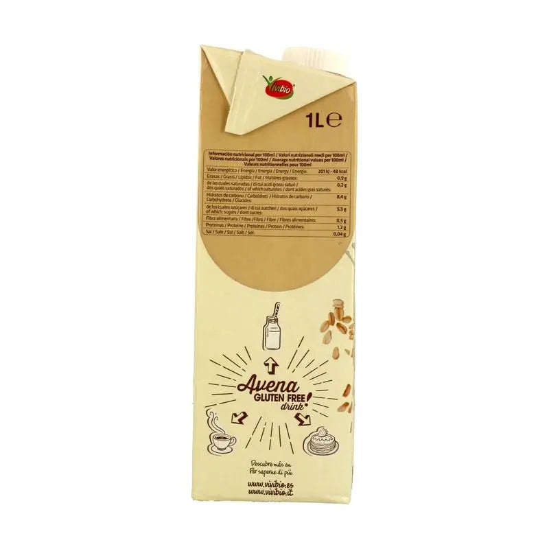 Vivibio Haferflocken-Gemüse-Getränk 1Lt 6Pcs Bio Sg