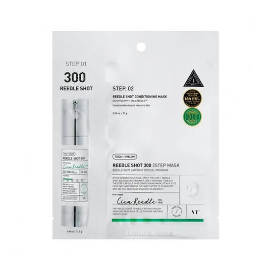 Vt Cosmetics Vt Reedle Shot 300 2-stufige Maske , 21,5 gr