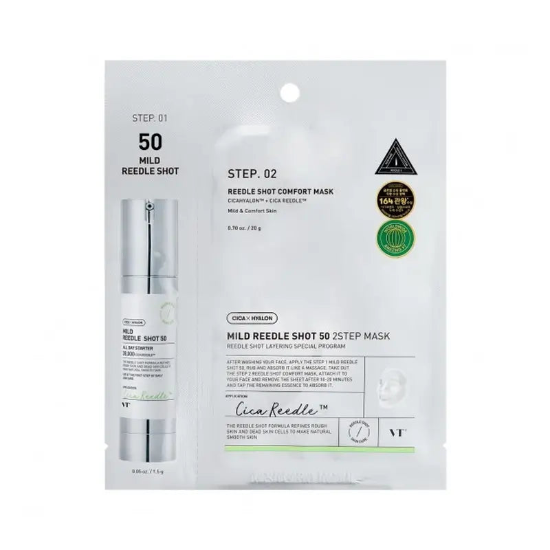 Vt Cosmetics Vt Reedle Shot 50 2-stufige Maske , 21,5 gr