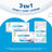 Waterwipes Biologisch abbaubare Baby-Feuchttücher 4x60, 240 Stück.