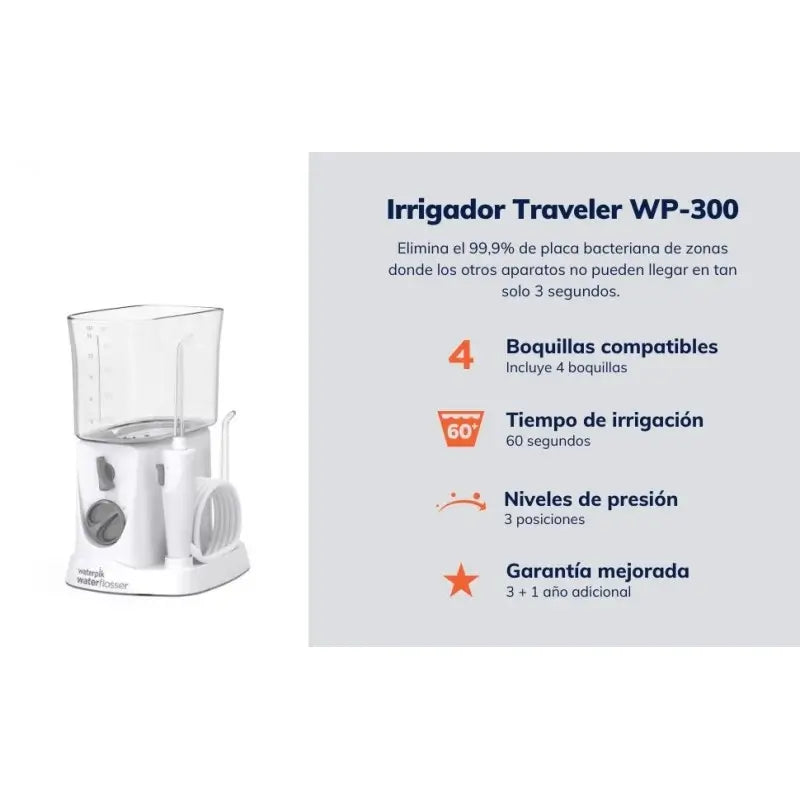 Waterpik Wp-300 Traveler Elektrische Munddusche Travel Normal