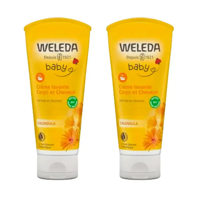 Weleda Baby Shampoo & Duschgel Ringelblume , 2 x 200 ml