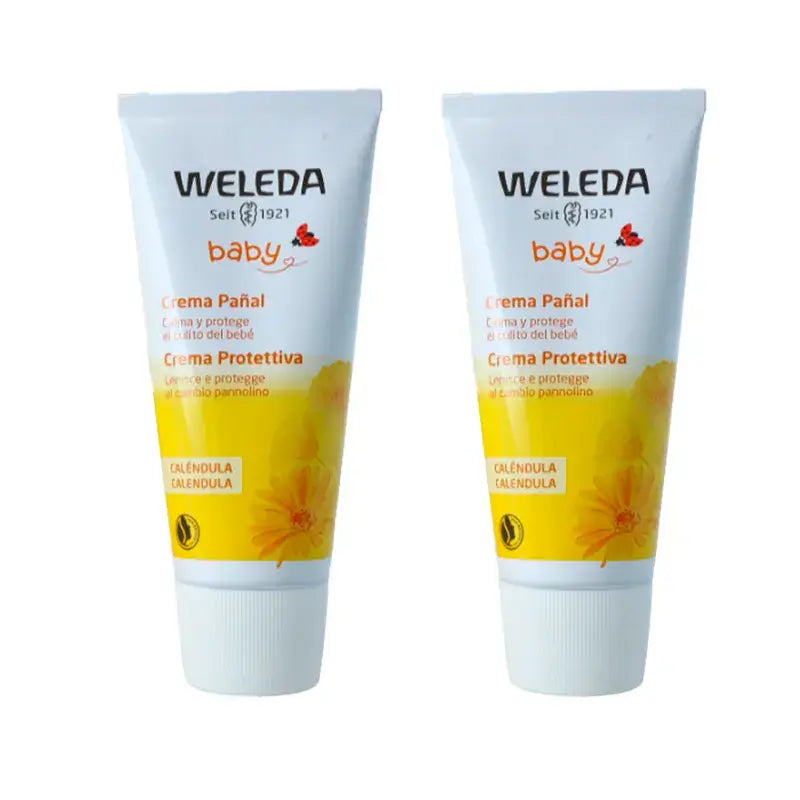 Weleda Baby Calendula Windelcreme , 2 x 75 ml