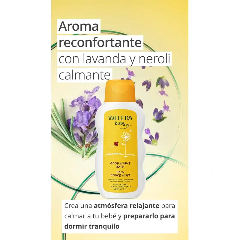 Weleda Calendula Gute Nacht Bad, 200 ml