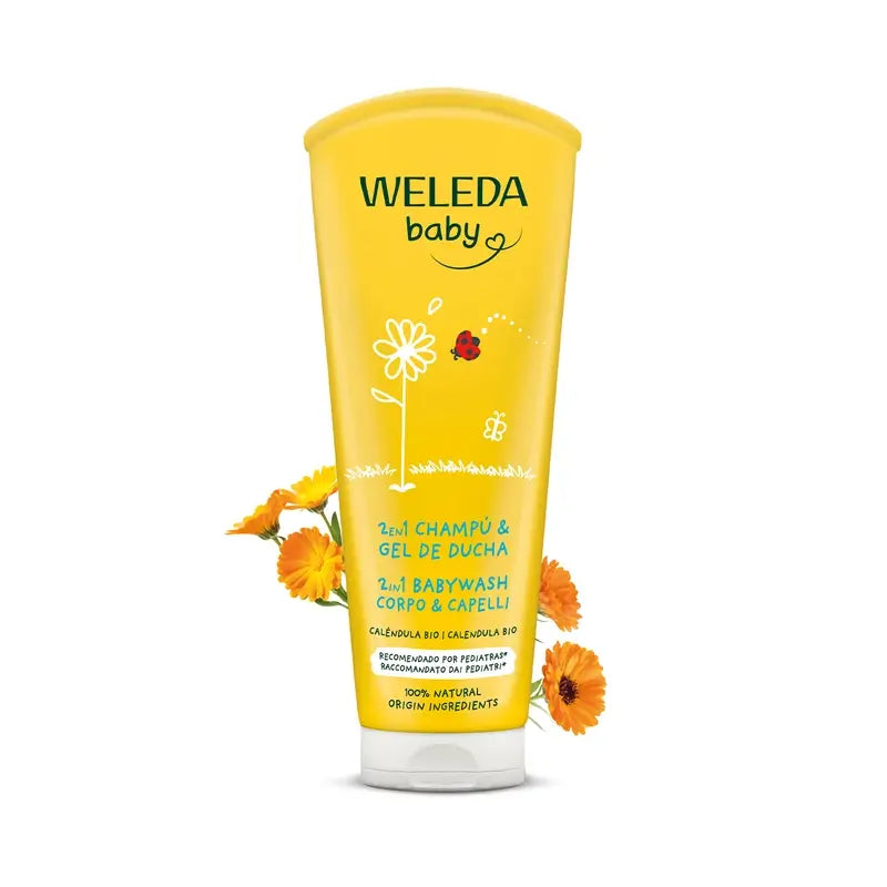 Weleda Baby Shampoo und Duschgel Ringelblume 200 ml