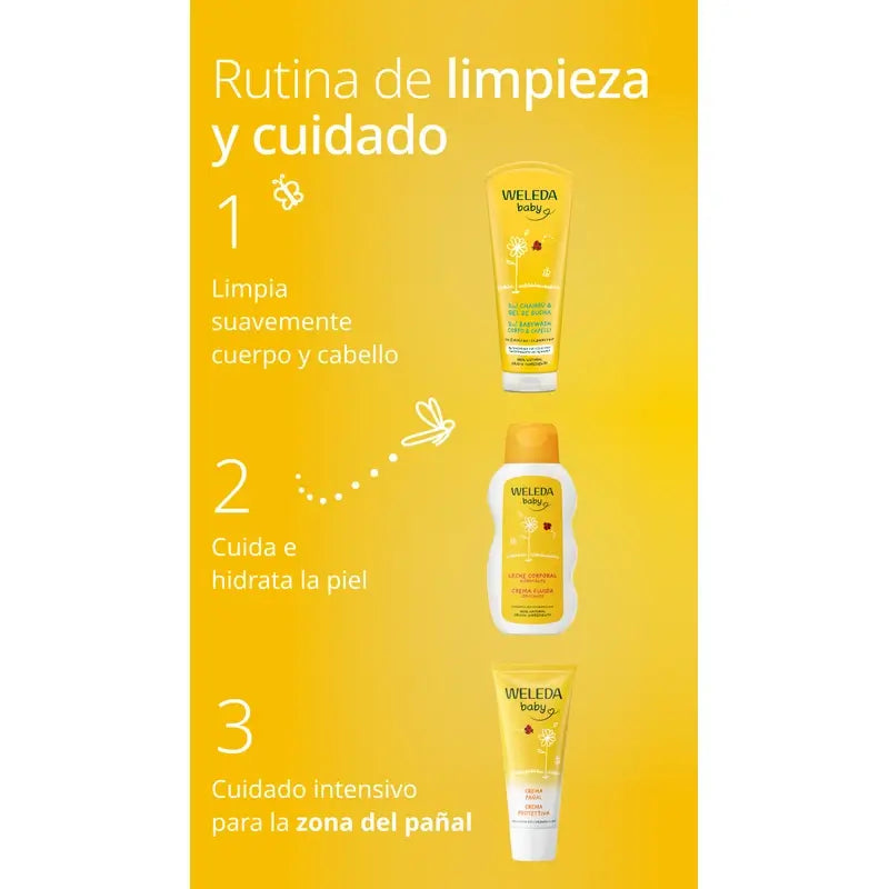 Weleda Baby Shampoo und Duschgel Ringelblume 200 ml
