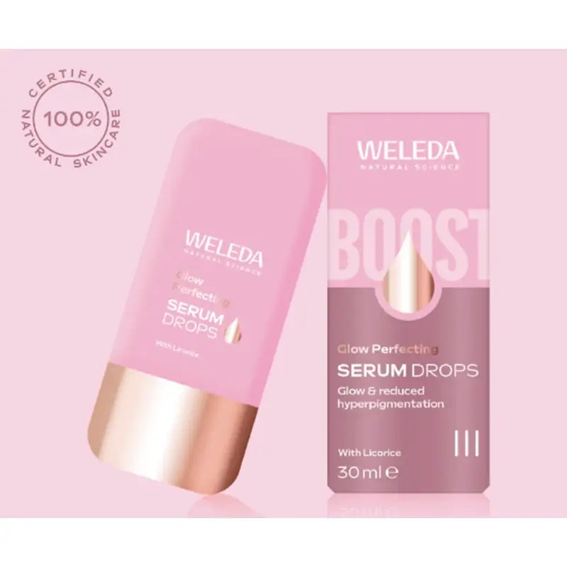 Weleda Booster Drops Glow Leuchtkraft-Serum, 30 ml