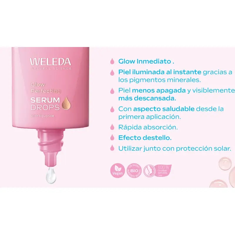 Weleda Booster Drops Glow Leuchtkraft-Serum, 30 ml