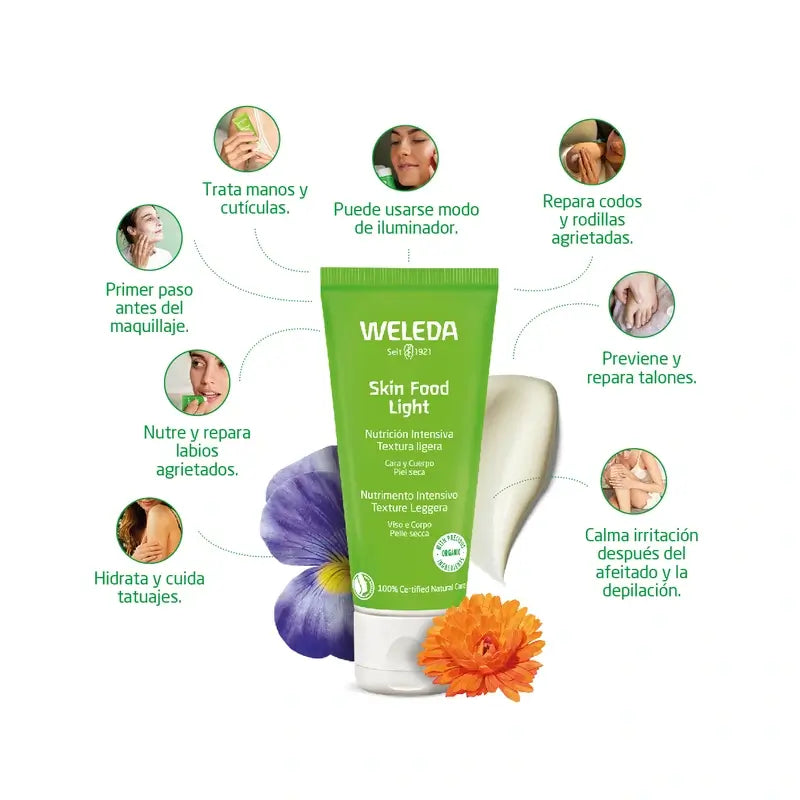 Weleda Hautnahrung leicht, 30 ml