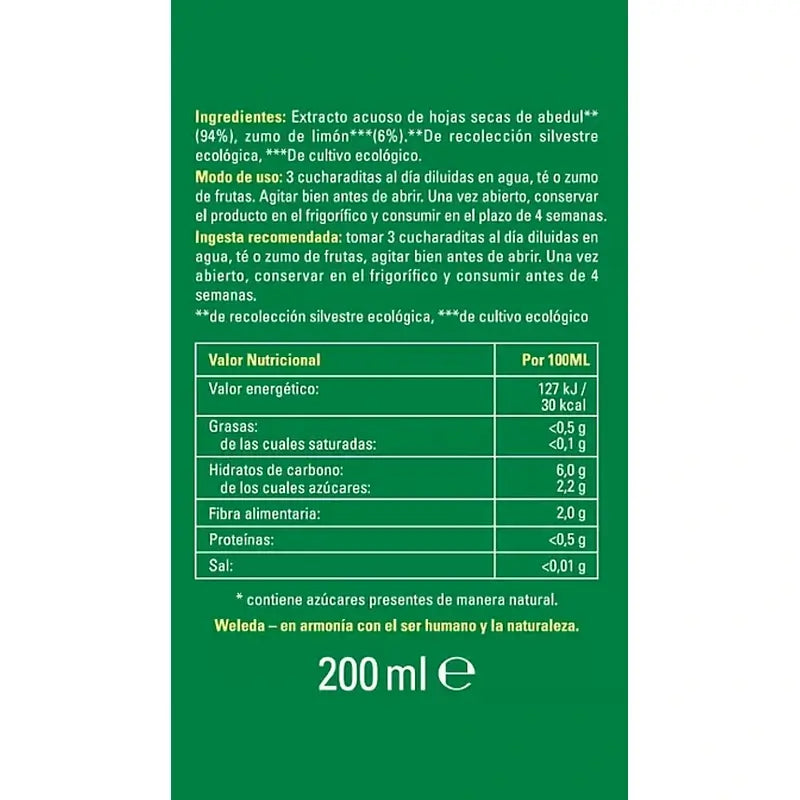Weleda Birkensaft, 200 ml