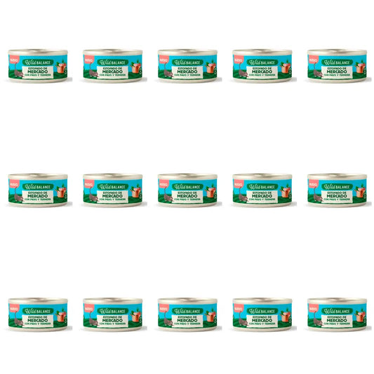 Wild Balance Dosenfutter Chef's Recipes Market Stew für Katzen, 80 g, 15er-Pack