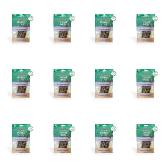 Wild Balance Snacks Snacks Dental Stick Off Plaque , 7 Sticks, 12er-Pack