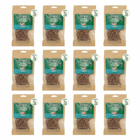 Wild Balance Wild Snack Light - Karotte & Pastinake , 75 Gramm, 12er-Pack