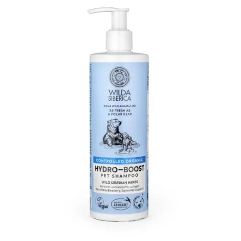 Wilda Siberica Hydro-Boost Pet Shampoo, 400 Ml